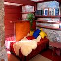 Frank Lloyd Wright's bedroom at Taliesin West