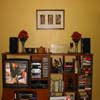 living room bookcase