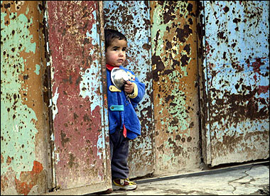 Iraqi boy before